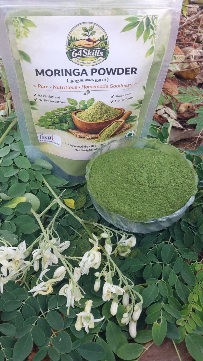 🌿 64Skills Moringa Powder 💚